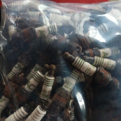 33 Rusty Vintage AC Spark Plug R45TS  