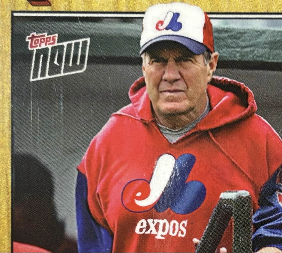 2023 Topps Now #BB1 Bill Belichick Turn Back The Clock Expos - Image 2 of 3