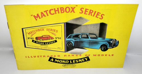 Matchbox Moko Lesney 1958 Catalogue 1982 Reprint by DTE Vintage Booklet