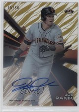 2015 Topps High Tek Pattern 1 Grass/Waves Gold Rainbow 5/50 Joe Panik Auto i5q