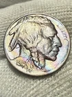 1915 P 5c Buffalo Nickel BU+ Philadelphia Mint Early Date Coin Toned