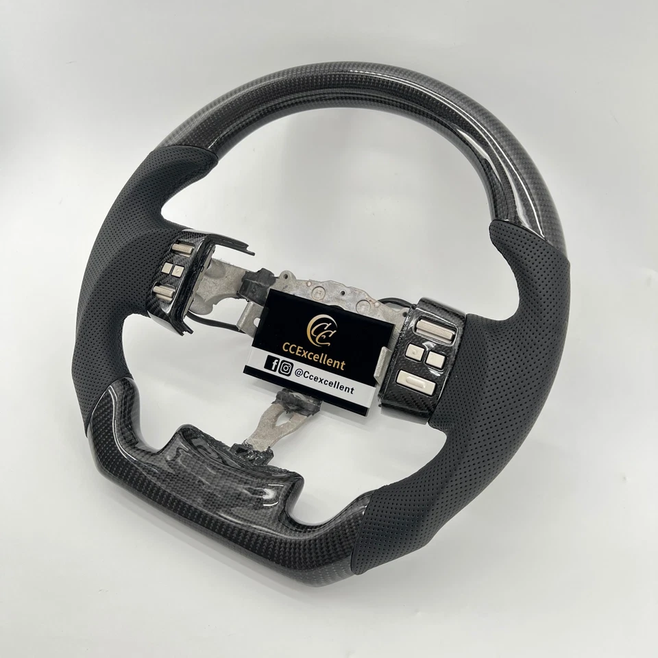 For Infiniti G35 2003-2008 real carbon fiber steering wheel /without  buttons - Изображение 2 из 4