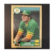 Topps 1987 All-Star Rookie Jose Canseco #620 Oakland Athletics Baseball MLB