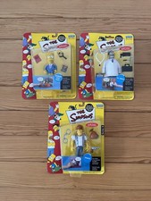 The Simpsons World Of Springfield WOS Playmates Set Snake Dr Hibbert Best Bart