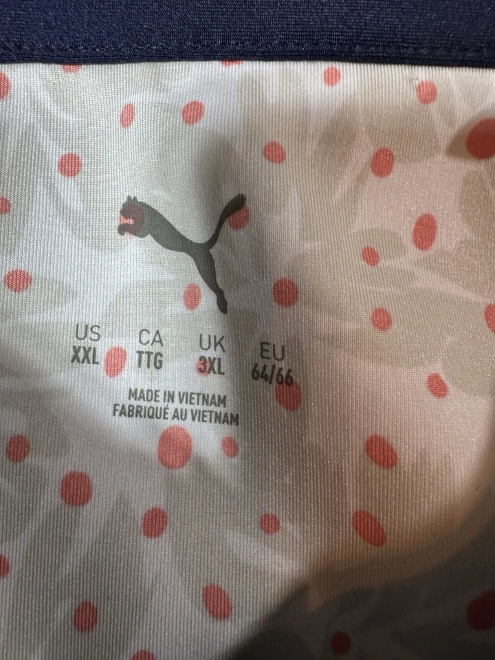 Puma Pique Botanic Golf Polo Shirt Men’s Size 2XL XXL Geometric Pattern PGA - Image 3 of 4