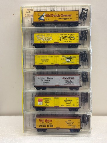 Micro trenes Kadee escala N MTL 49012 refrigerador de alimentos paquete de 6, extremadamente difícil de encontrar | Zustand: New