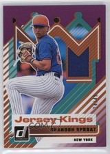 2025 Panini Donruss Jersey Kings Purple 24/49 Brandon Sproat #JK-BS 1n3s