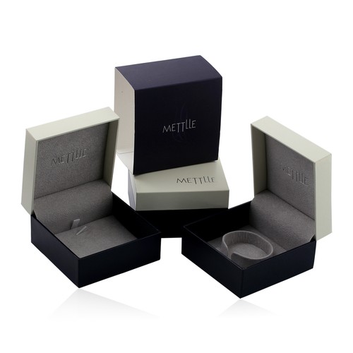 Anillo apilable de diamantes de tanzanita de oro macizo de 18 k para mujer jo... - Imagen 5 de 6