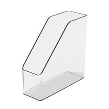 Desk Organizer Rack for File Folder Mail Letter File Holder Clear File Organizer