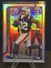 2025 Topps Chrome Treveyon Henderson RC Rookie Refractor