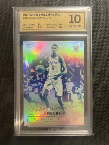 Victor Wembanyama #22 Vector Rookie RC Graded 10