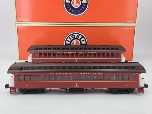 Paquete de vagones de madera Lionel 2227040 Strasburg Railroad años 90 #2 (juego de 2) probado | Condition: New