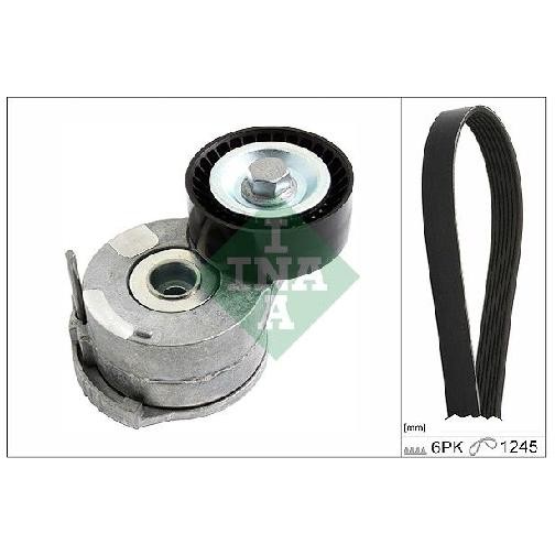 Keilrippenriemensatz FüR Ford C-MAX DXA 2.0 10 Bis 19 INA Tyda 1683646-image