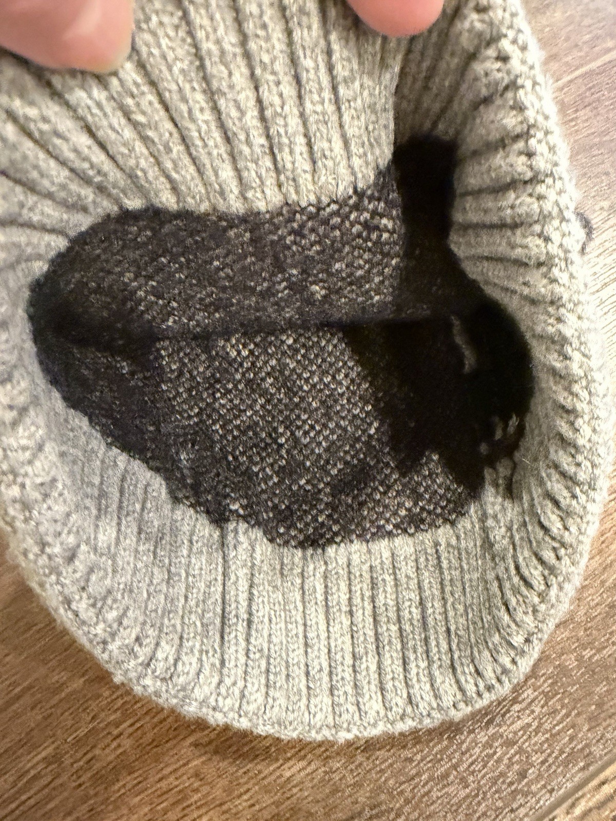 C.C Soft Beanie Hat with Leopard Pattern and Faux… - image 3