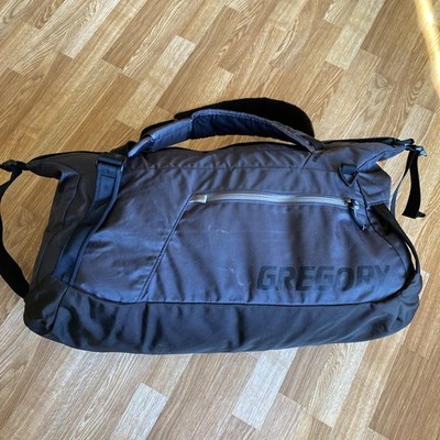 Gregory Stash Duffel 65 Liter Gray & Black, Backpack Travel Camping, clean nice