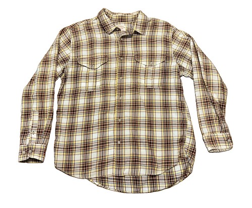 Filson, C.C. Filson Camicia Vintage da Lavoro in Flanella Uomo L Leggera Guida Alaska Plaid