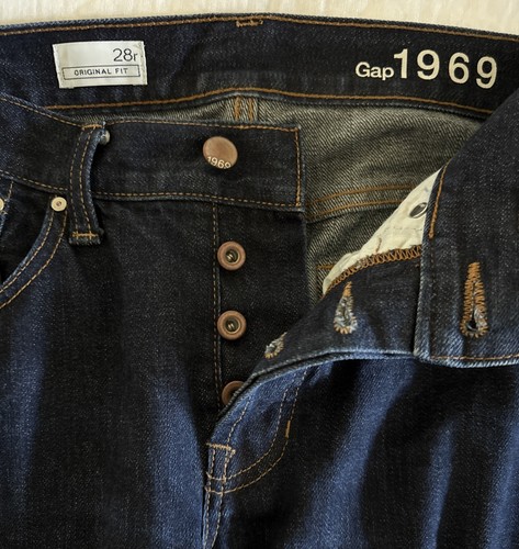 Jean Gap Premium Flare - Lavage Foncé, Taille 28/6, Coupe Pattes D'eph - Occasion Très Bon état