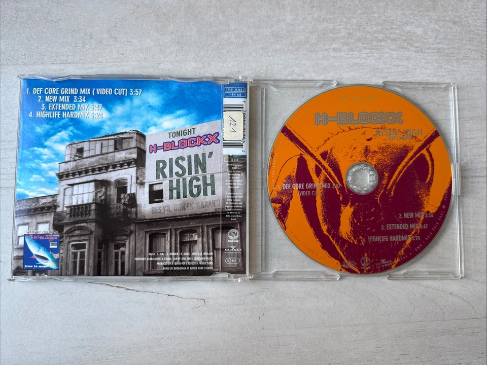 H-BlockX - Risin‘ High | 1994 | Maxi CD - Bild 2 von 2