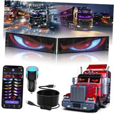 2PCS Programmable LED Devil Eyes for Car  Truck Windshield - 19 x 2PCS -19"x5"
