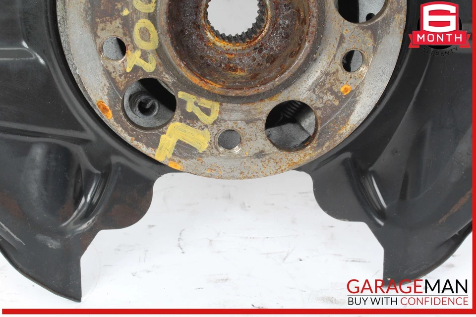 03-09 Mercedes W209 CLK350 eje trasero izquierdo lado del conductor nudillo cubo de rueda OEM Foto 3 de 4