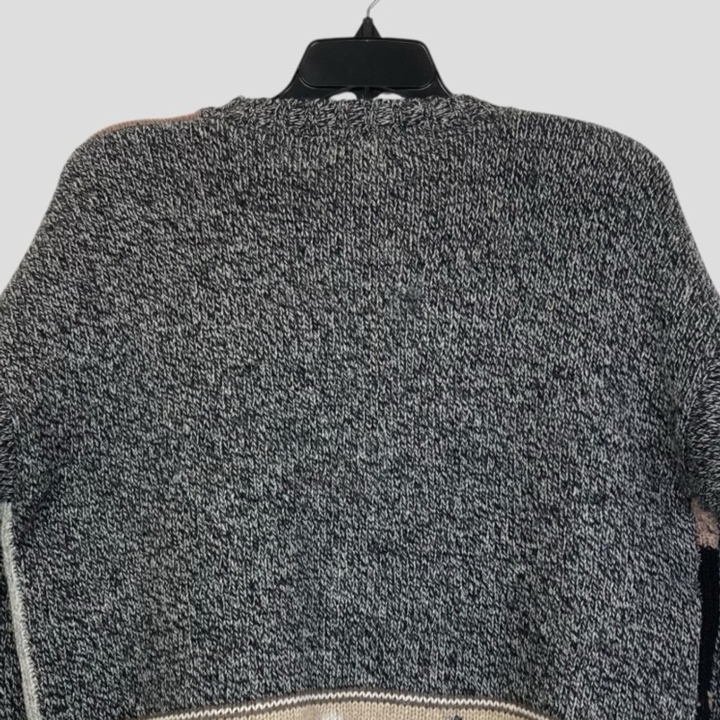 Eddie Bauer Patchwork Cable Knit Sweater Cozy Win… - image 10