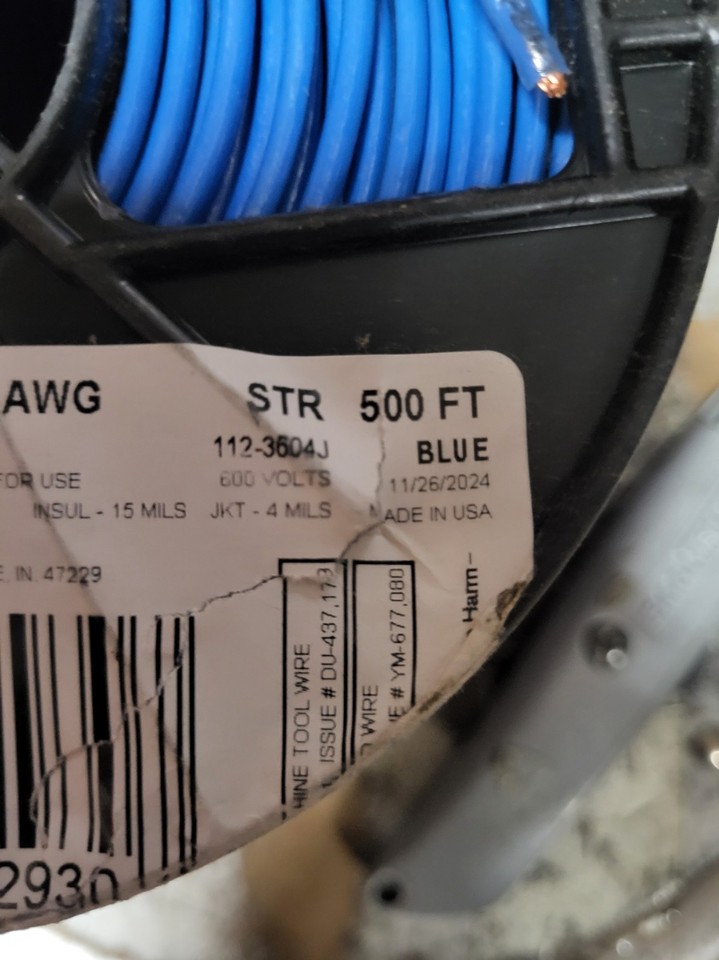 12 AWG Copper Stranded Wire 500' FT Roll THHN/THWN 600 Volt UL Listed ...