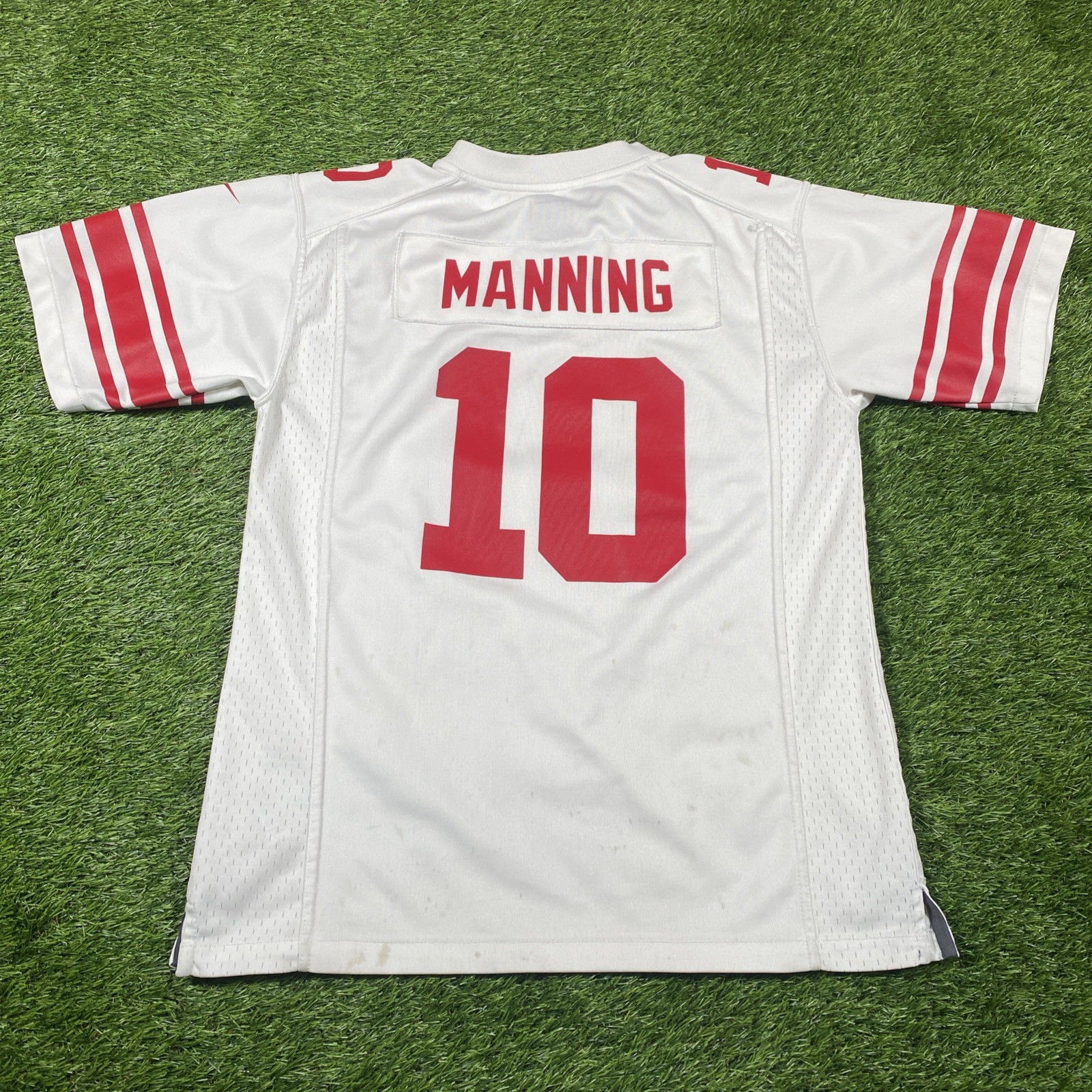 Eli Manning New York Giants Nike Jersey Youth Large White #10  thumbnail 12