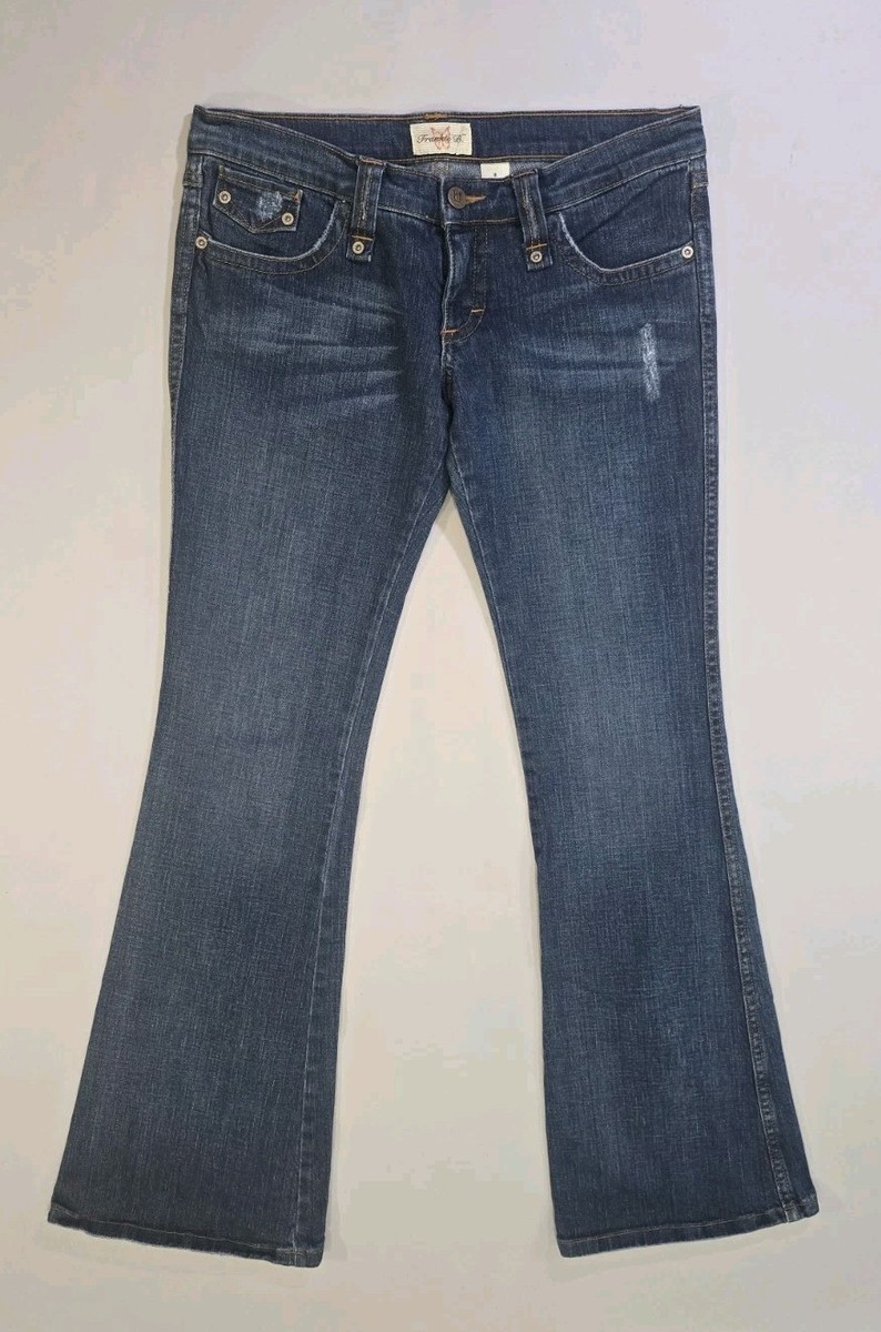Frankie B Women's Flare Jeans Size 8 (Actual 32x33.5) Y2K Bootcut