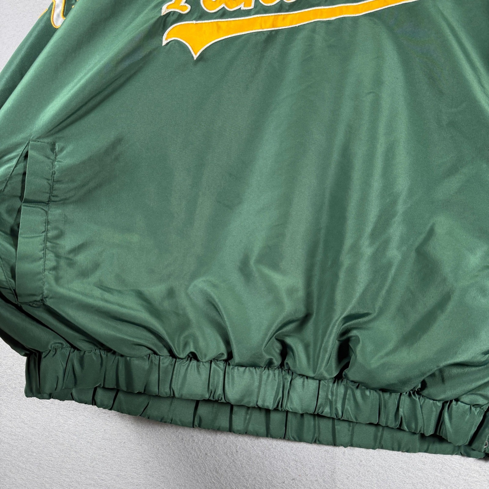 Vintage Oakland Athletics MLB Carl Banks Pullover Windbreaker Jacket Mens 3XL