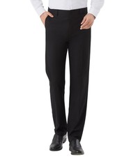 Slim Fit Stretch Dress Pants for Men 30W 30L in Black Color