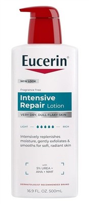 (2 PACK) Eucerin Lotion Intensive Repair 16.9 Ounce Pump