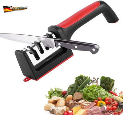 4-In-1 Professioneller Koch Knife Sharpener Messerschärfer Manueller Edelstahl P