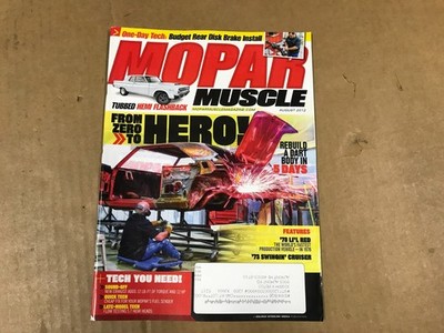 Mopar Muscle Magazine - ''From Zero To Hero'' - August 2012