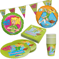 Bibi Blocksberg Set 51-Tlg. – Becher Teller Servietten Wimpel + 10 Folienballons
