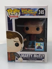 Funko POP! Movies Back to the Future Marty McFly #245 Vinyl Figure DAMAGED BOX