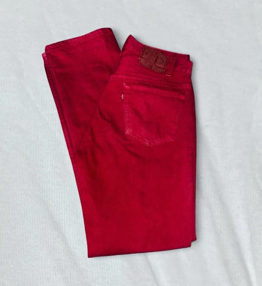 Levi's Denim Red Jeans for Men for sale | eBay