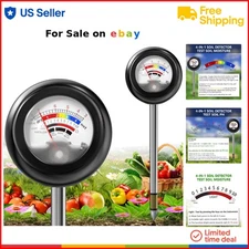 4-in-1 Soil Tester Moisture PH Sunlight Fertility Gardening Lawn Farm
