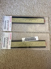 Honda Access 08f20-s2a-10002 Side Emblem S2000 Ap1 Ap2 Black Chrome Set Rare New