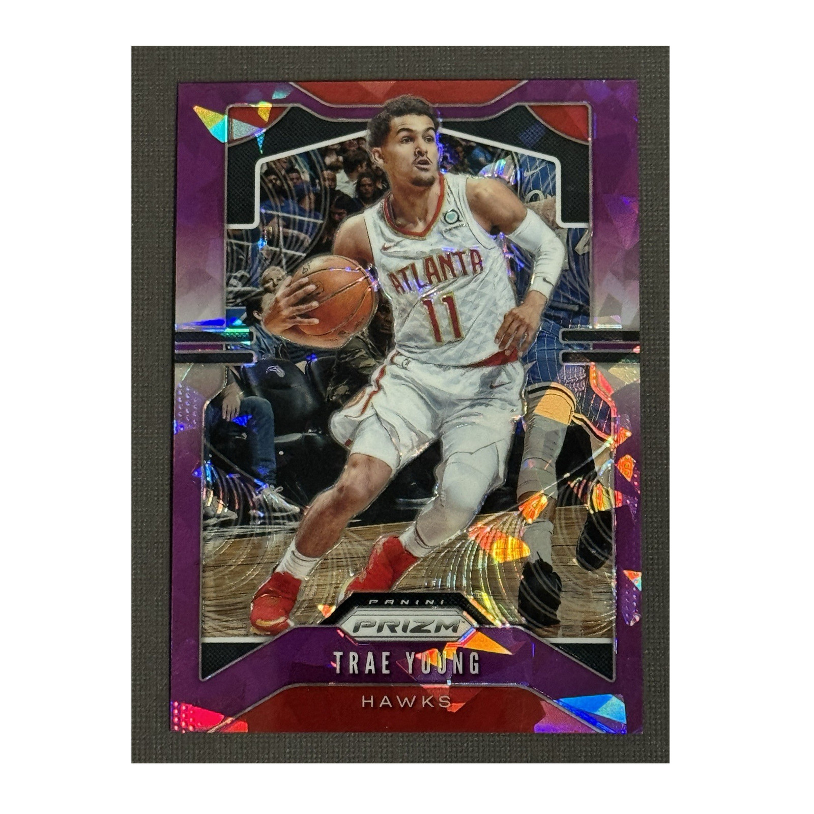 Panini Purple Ice Prizm 62/149  2019-20 Trae Young #31 Atlanta Hawks