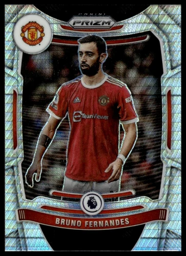 2021-22 Panini Prizm Premier League Bruno Fernandes #279 Prizms Hyper
