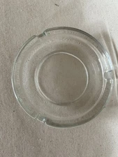 Clear Ashtray Glass 4-1/4", Unbranded