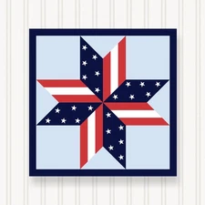 Barn Quilt Square, 8 Sizes, Outdoor & Indoor Wall Art, Home Decor, BQ053