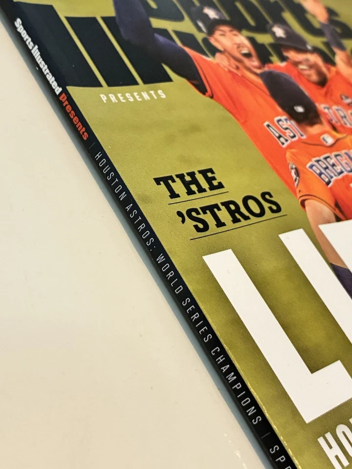 SPORTS ILLUSTRATED "HOUSTON ASTROS+HOUSTON CHRONICLE "CHAMPS!" DATED 11/2/17 -C8 - Image 3 of 4