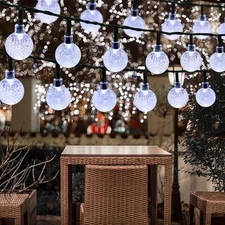 50LED Solar String Lights Patio Party Yard Garden Wedding Waterproof Outdoor