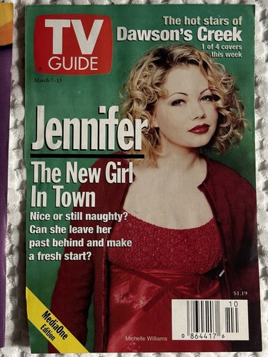 TV Guide March 7-13 1998 Dawson’s Creek Issue Pacey, Joey, Jen Clipped Covers - Picture 5 of 11