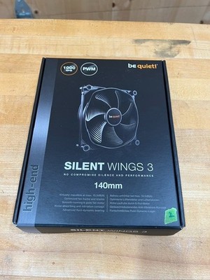 Be Quiet! Silent Wings 3 140mm Cooling Case Fan PWM 1000 RPM High Speed