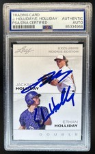 Trading Card Jackson Holliday Ethan Holliday Certified Auto PSA Authentic