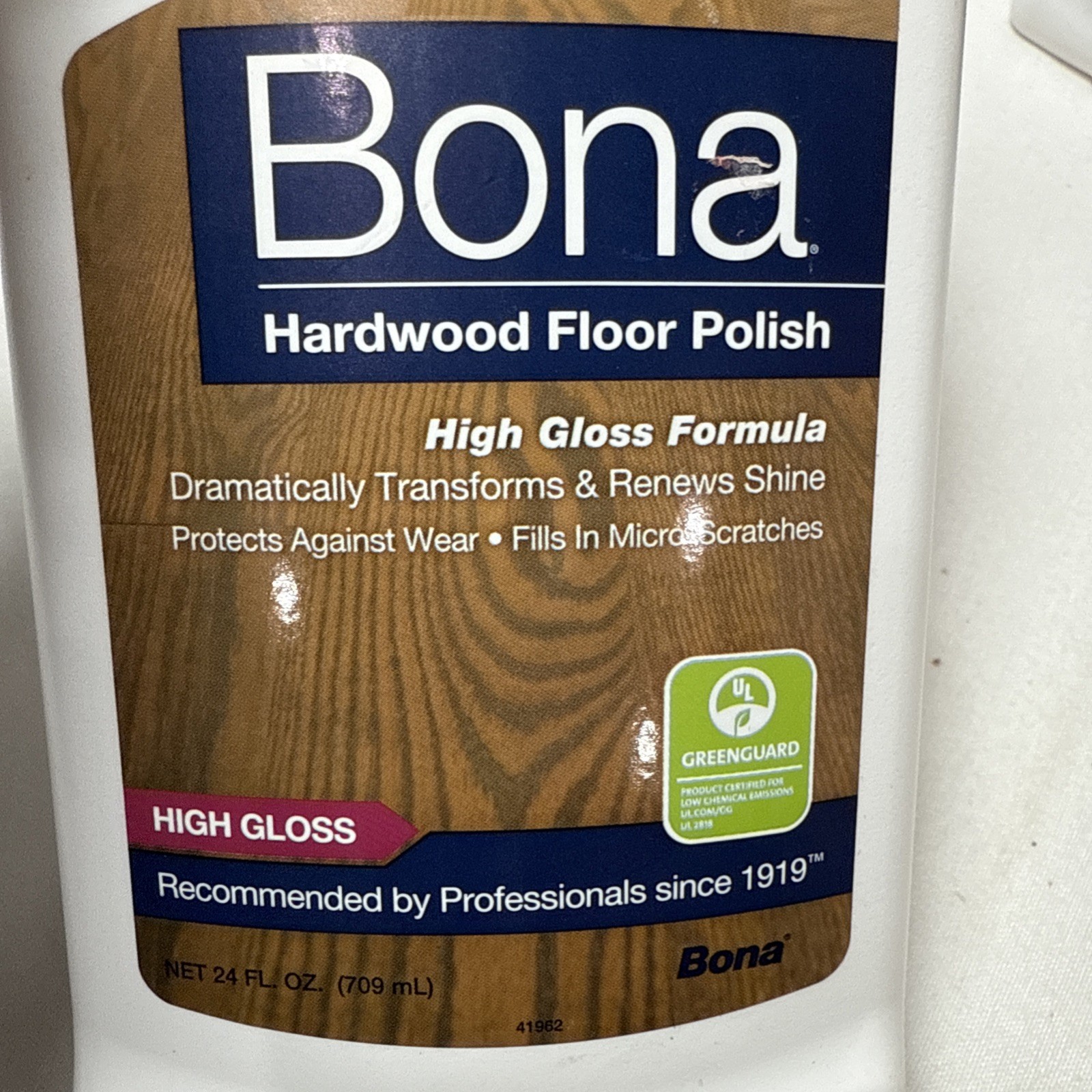 Lot Of 3 Bona Hardwood Floor Polish High Gloss 24 Fl Oz