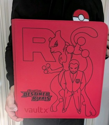 Vault X - 12 Pocket eXo-Tec Zip Binder Ordner - Red Pokemon Destined Rivals