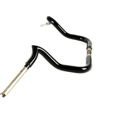 KST Kustoms 1 1/4" High Gloss SS Mayhem Bagger 10" Rise Handlebar - 2913719HG